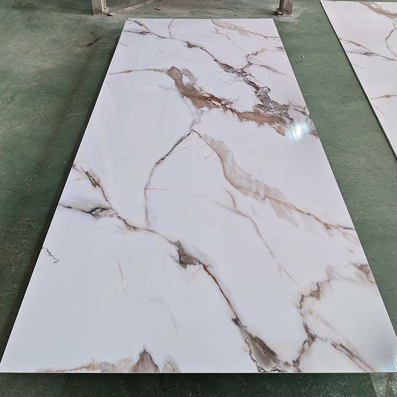 High Gloss UV Marble sheet/Interior PVC Marble board