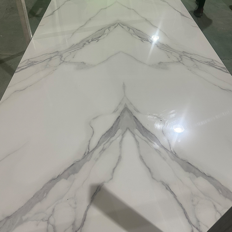 High Gloss UV Marble sheet/Interior PVC Marble board