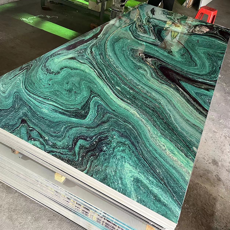 High Gloss UV Marble sheet/Interior PVC Marble board